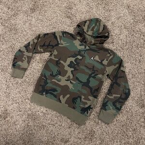 Nike Jordan Brand Camo Hoodie YXL